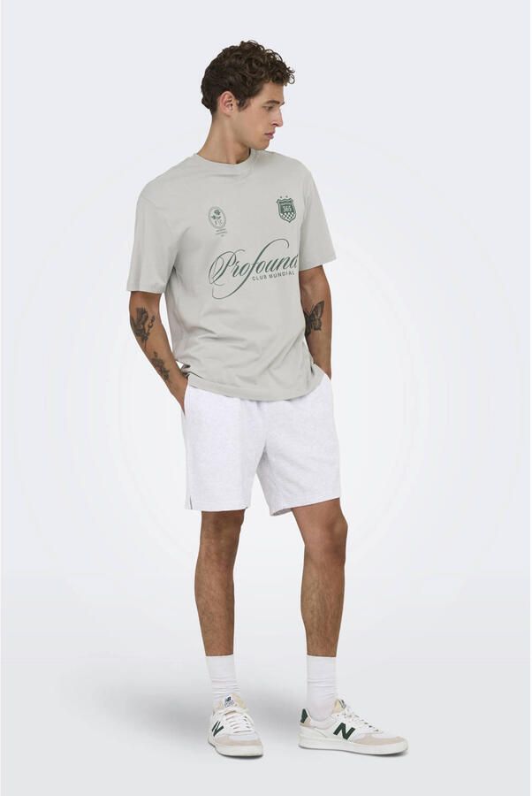 ONLY & SONS T-shirt lichtgrijs - Foto 2