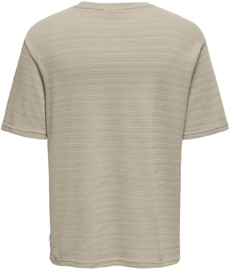 Only & Sons T-shirt met broderie anglaise model 'GIVO' - Foto 3