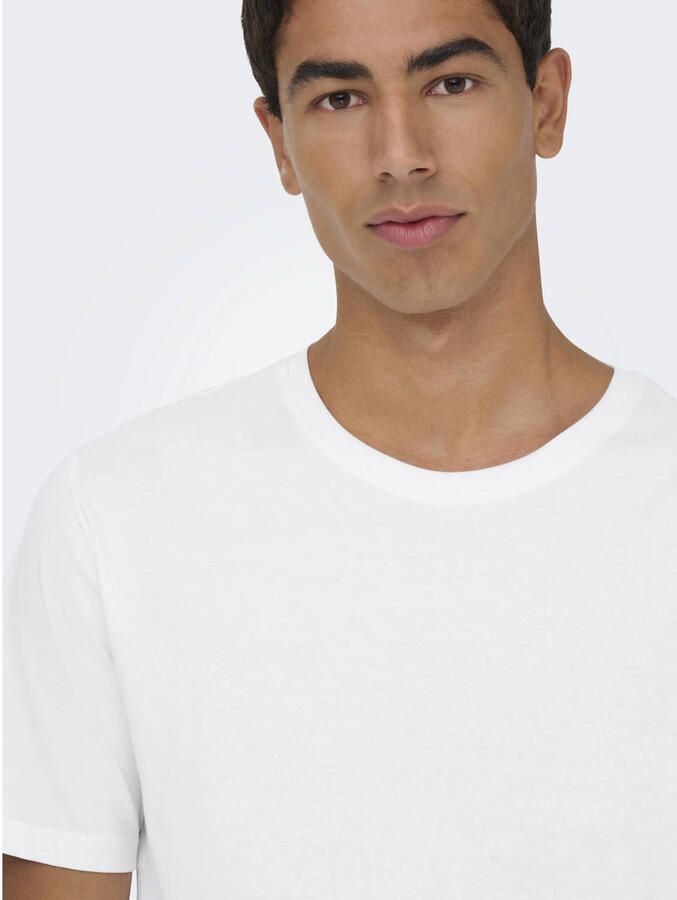 ONLY & SONS T-shirt ONSMATT (set van 3) blauw - Foto 2