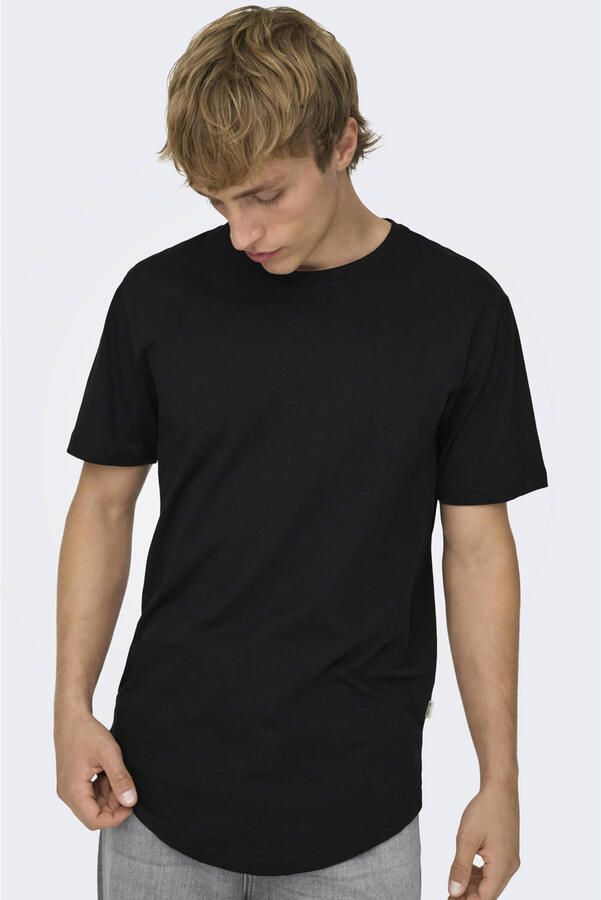 ONLY & SONS Shirt met ronde hals ONSMATT LONGY SS TEE 3-PACK (set 3-delig) - Foto 2