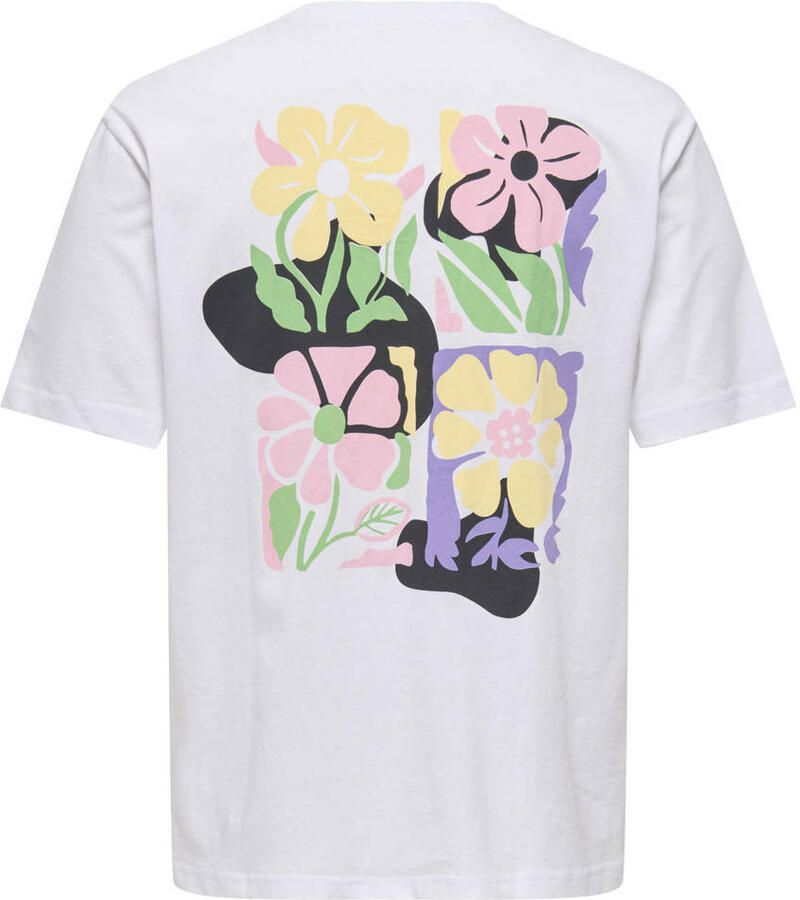 ONLY & SONS T-shirt wit - Foto 2