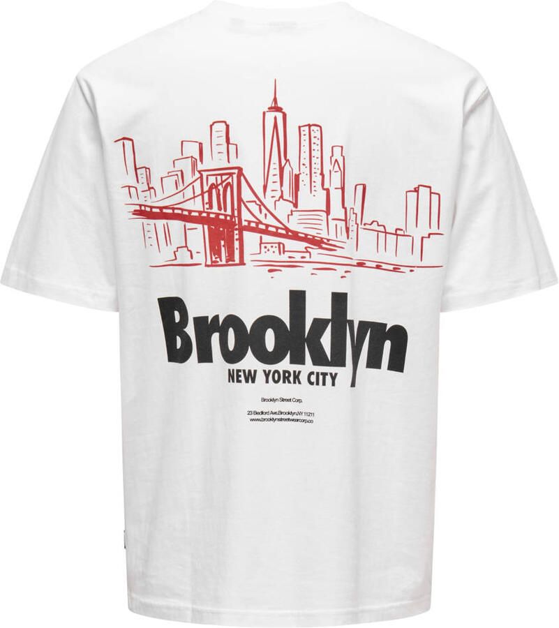 ONLY & SONS T-shirt wit