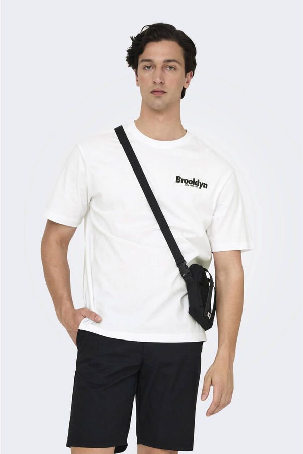 ONLY & SONS T-shirt wit - Foto 3