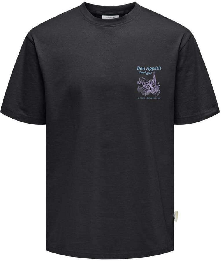 Only & Sons Oversized T-shirt met labelprint