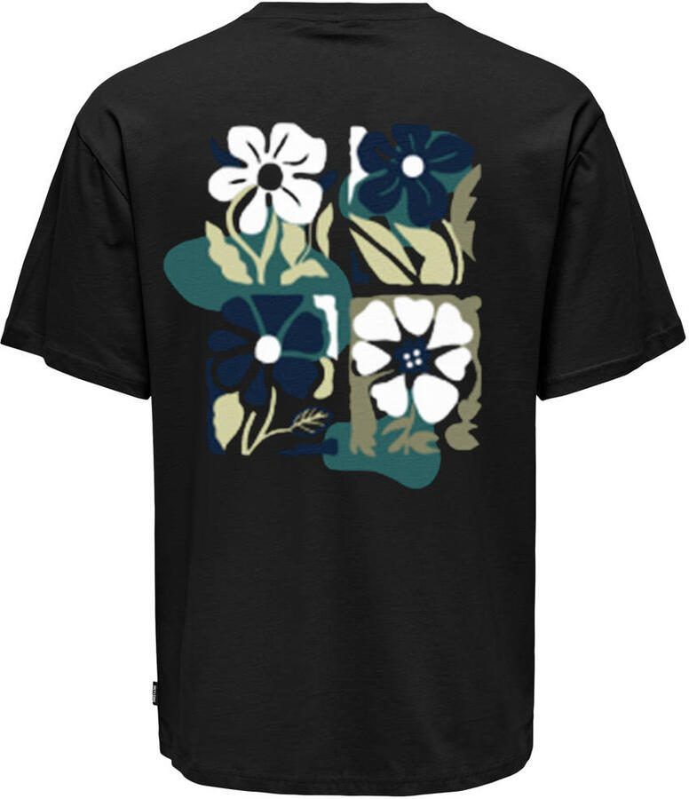 ONLY & SONS T-shirt zwart - Foto 2