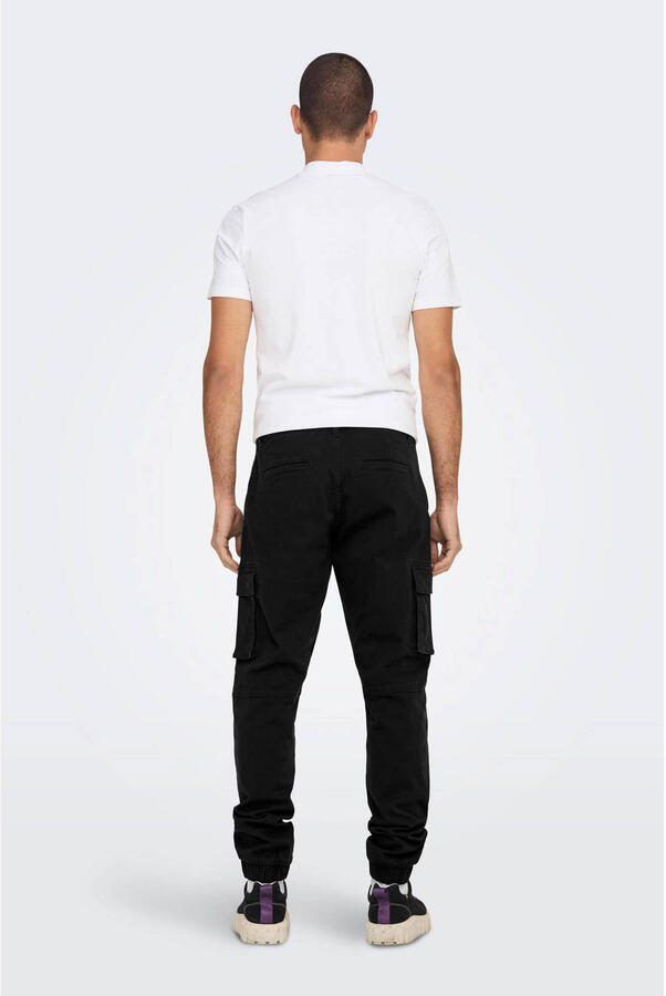 Only & Sons Cargobroek met elastische pijpboorden model 'CANS STAGE' - Foto 3