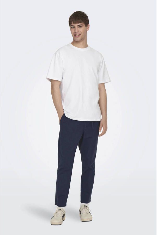 Only & Sons Stoffen broek met steekzakken opzij model 'LINUS'