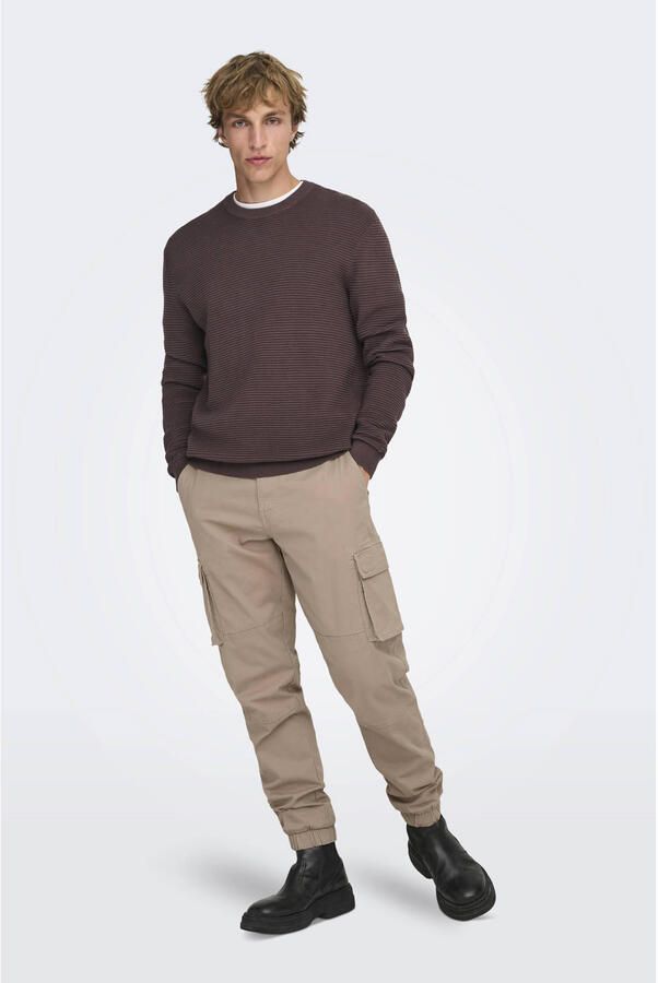 Only & Sons Cargobroek met elastische pijpboorden model 'CANS STAGE' - Foto 2