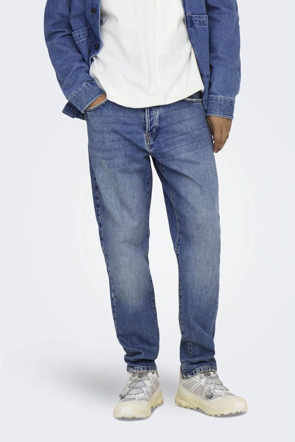 ONLY & SONS Tapered jeans ONSYOKE TAPERED MB 9360 DOT DNM NOOS