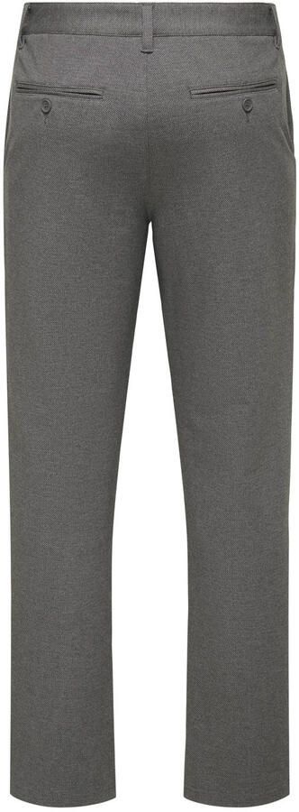 ONLY & SONS tapered gemêleerde chino bruin - Foto 2