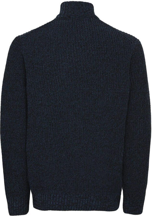 Only & Sons Regular fit schipperstrui met korte ritssluiting model 'JOIN' - Foto 2