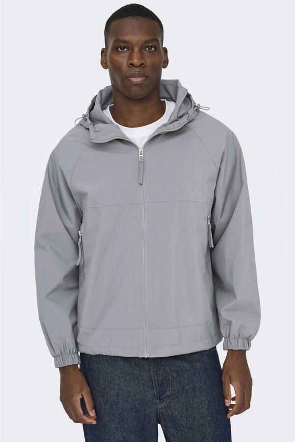 ONLY & SONS tussenjas grijs