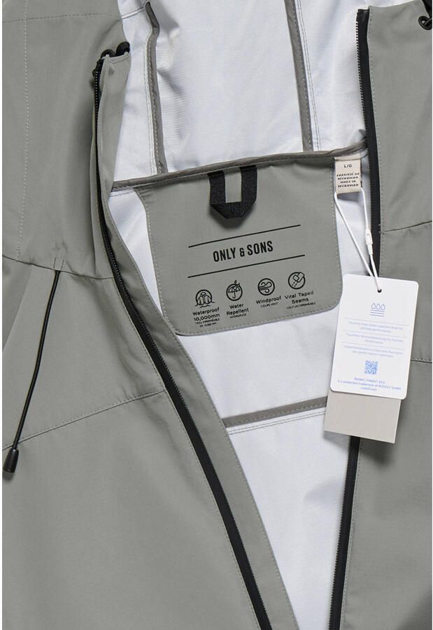 ONLY & SONS tussenjas grijs - Foto 3