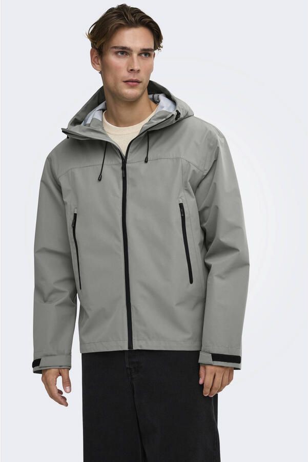 ONLY & SONS tussenjas grijs