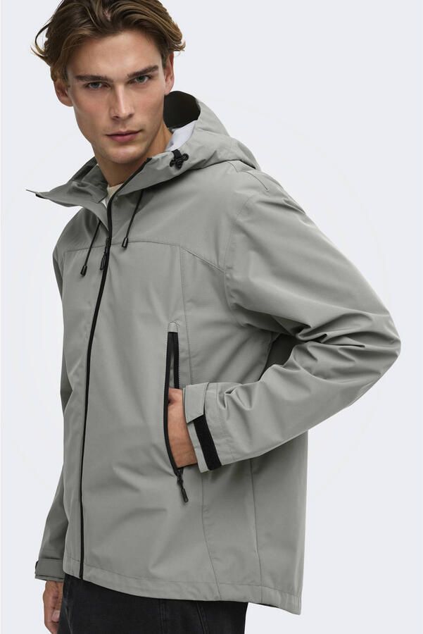 ONLY & SONS tussenjas grijs - Foto 3