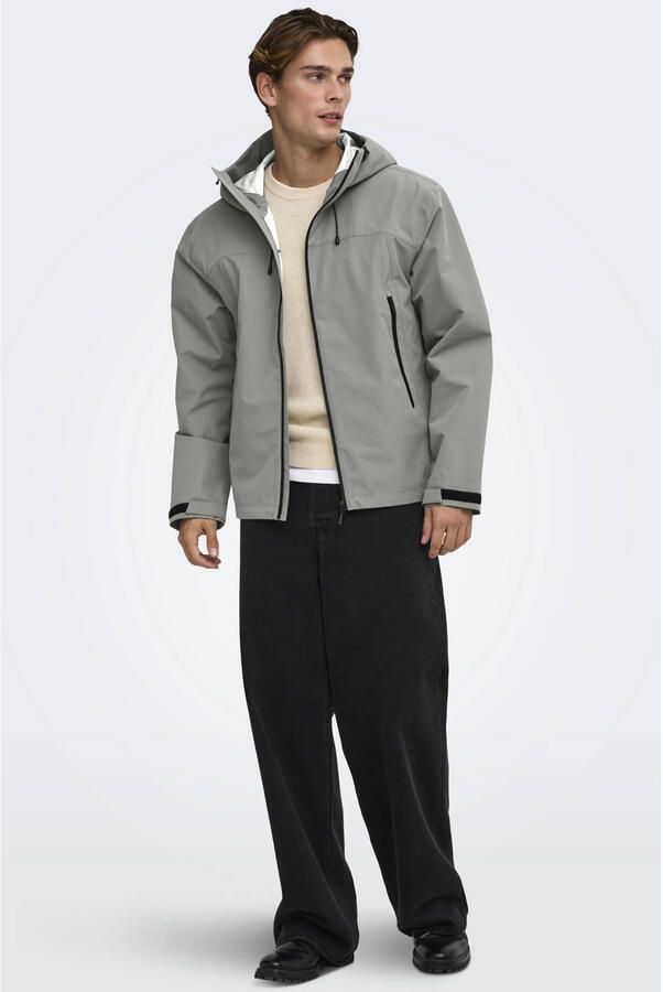 ONLY & SONS tussenjas grijs - Foto 2