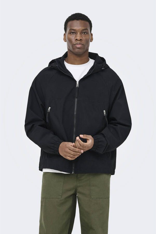 ONLY & SONS tussenjas zwart