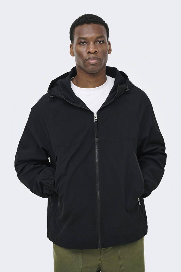 ONLY & SONS tussenjas zwart - Foto 3