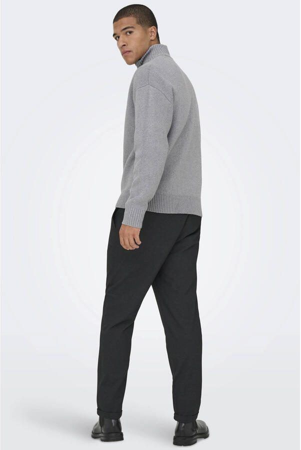 Only & Sons Regular fit gebreid jack van katoenmix model 'BLAKE' - Foto 3