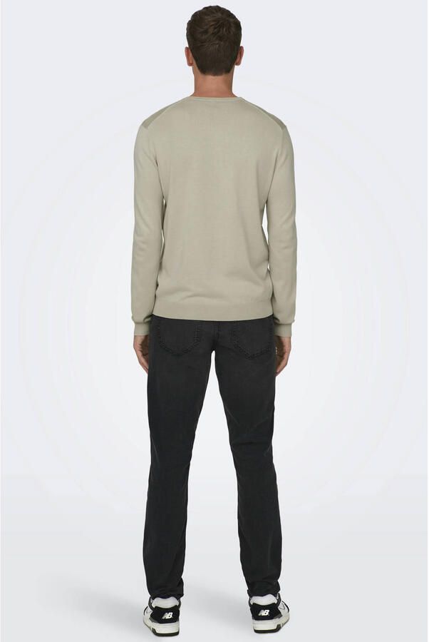 Only & Sons Regular fit gebreide pullover van viscosemix model 'WYLER' - Foto 3