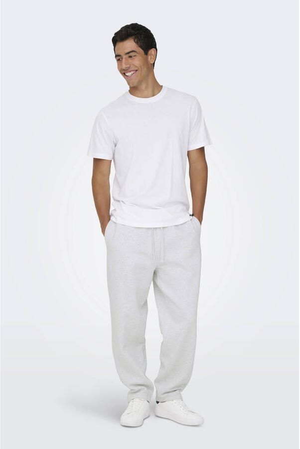 Only & Sons Regular fit sweatpants van katoenmix model 'CERES'