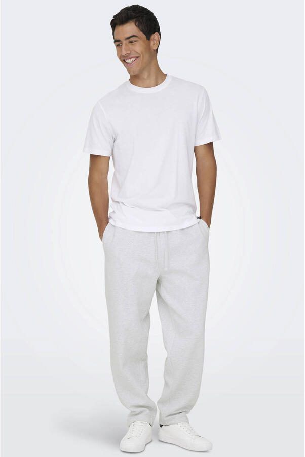 Only & Sons Regular fit sweatpants van katoenmix model 'CERES'