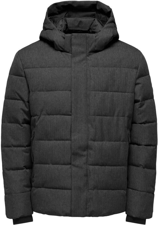 ONLY & SONS winterjas dark grey