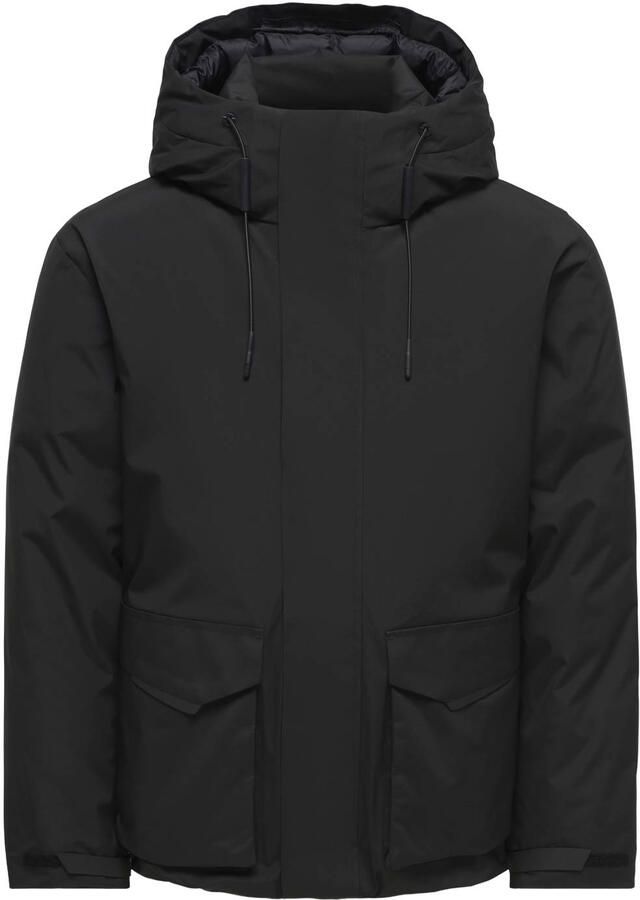 ONLY & SONS winterjas zwart