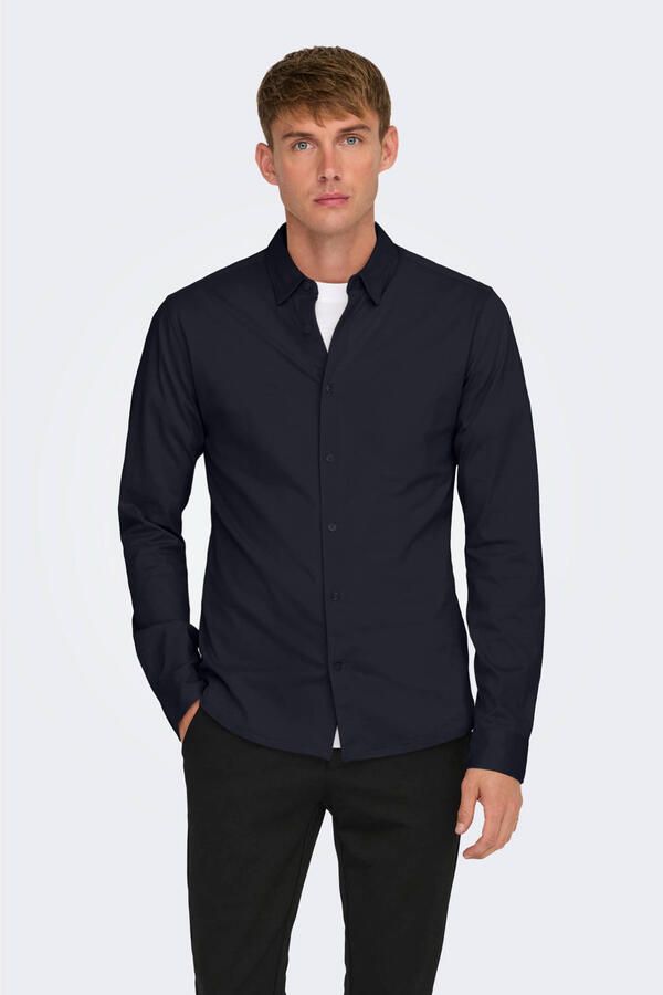ONLY & SONS Overhemd met lange mouwen ONSROBIN B U LS STRETCH SHIRT NOOS