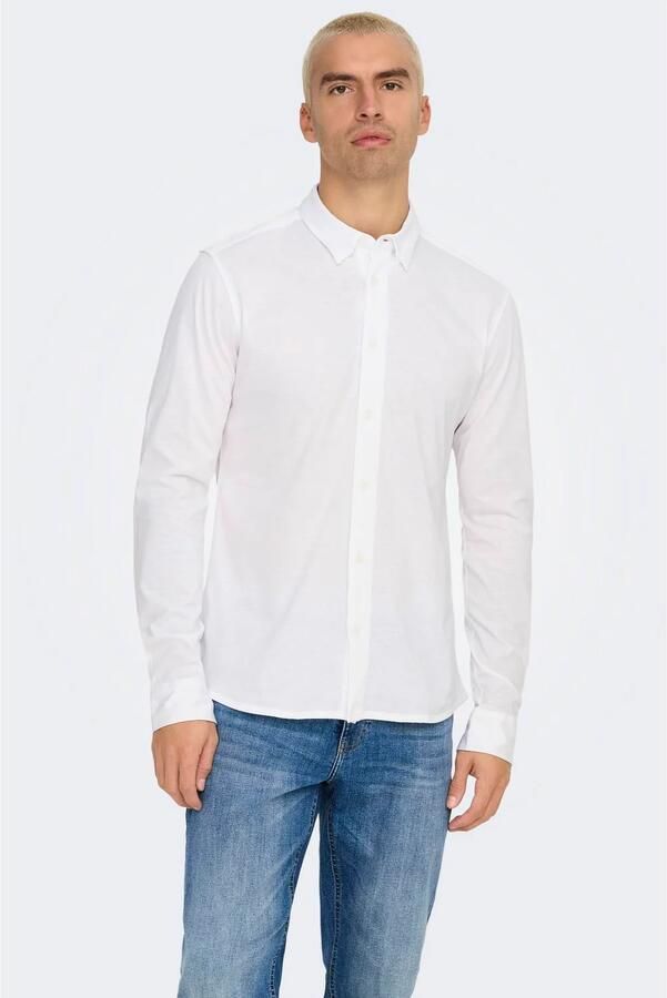 ONLY & SONS Overhemd met lange mouwen ONSROBIN B U LS STRETCH SHIRT NOOS - Foto 3