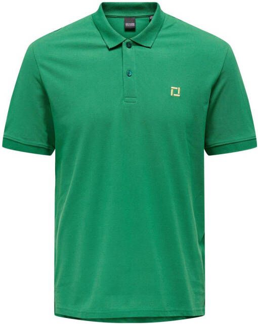 ONLY & SONS polo ONSCRUYFF verdant green