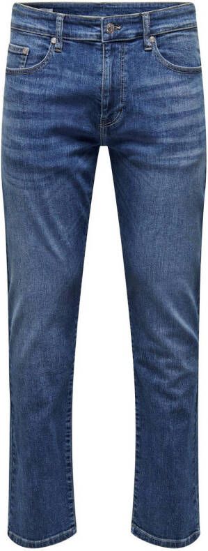 Only & Sons Slim Fit Jeans voor Mannen Blue Heren
