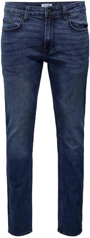 ONLY & SONS regular fit jeans ONSWEFT dark blue denim
