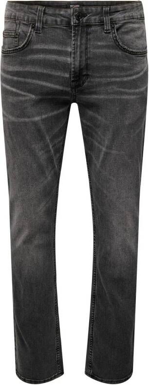 ONLY & SONS regular fit jeans ONSWEFT dark grey denim