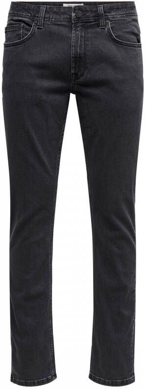 ONLY & SONS regular fit jeans ONSWEFT pk1889 black denim