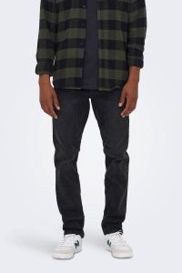 ONLY & SONS regular fit jeans ONSWEFT zwart