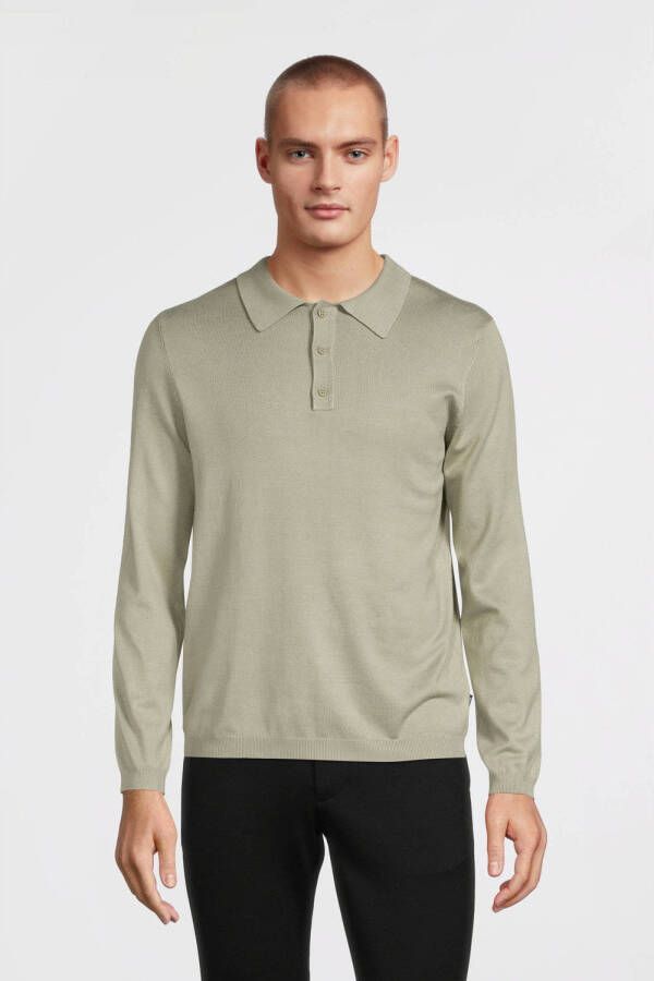 ONLY & SONS regular fit polo ONSWYLER seagrass