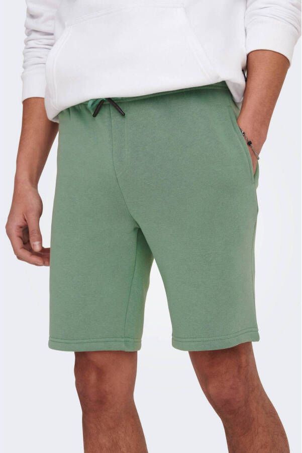 ONLY & SONS regular fit short ONSCERES chinois green