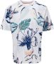 ONLY & SONS regular fit T-shirt ONSARTHUER met all over print bright white - Thumbnail 1