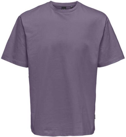 ONLY & SONS regular fit T-shirt ONSFRED montana grape