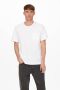 ONLY & SONS regular fit T-shirt ONSROY bright white - Thumbnail 1