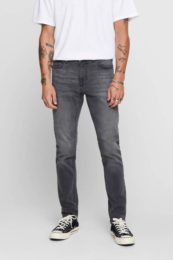 ONLY & SONS skinny jeans ONSWARP grey denim 2051