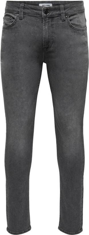 ONLY & SONS skinny jeans ONSWARP medium grey denim 7898
