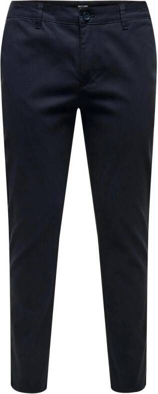ONLY & SONS slim fit chino ONSMARK donkerblauw
