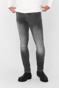 Only & Sons Slim fit jeans van sweatdenim model 'Loom'