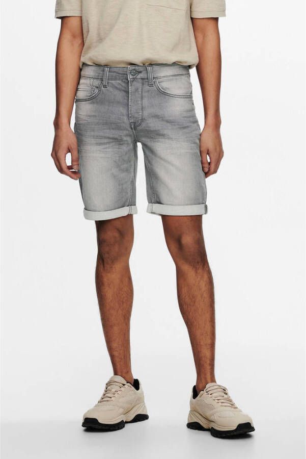 ONLY & SONS Jeansshort ONSPLY LIGHT BLUE 5189 SHORTS DNM NOOS - Foto 5