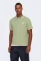 ONLY & SONS slim fit polo ONSFLETCHER met logo swamp - Thumbnail 1
