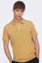 ONLY & SONS slim fit polo ONSTRAVIS ochre - Thumbnail 1