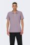 ONLY & SONS slim fit polo ONSTRAVIS purple ash - Thumbnail 1