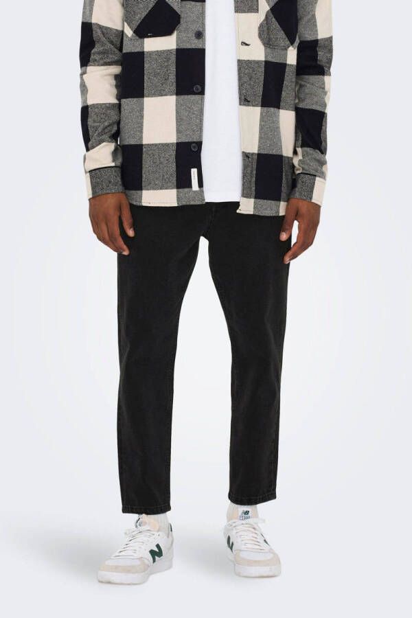Only & Sons Carrot fit jeans van katoen model 'Avi Beam'